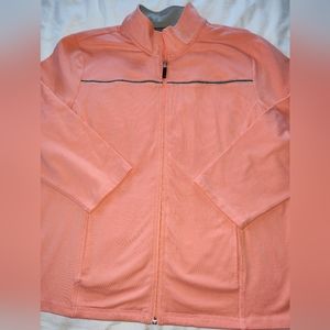 BE INSPIRED Ladies Lightweight Full Zip Jacket. Size XL. 3/4 Sleeves.